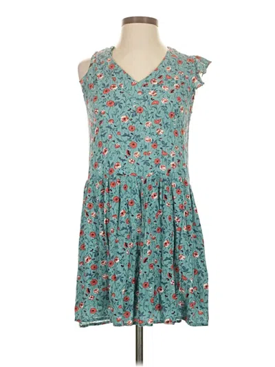 Pre-owned Grace & Lace Casual Dress In Teal