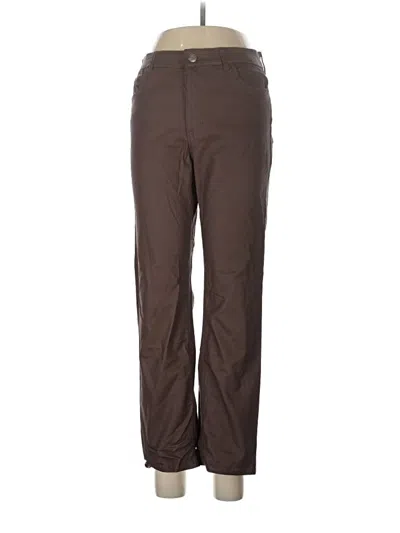 Pre-owned Grace & Lace Casual Pants In Brown