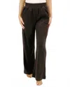 Grace & Lace Corded Straight Leg Pants In Java In Brown