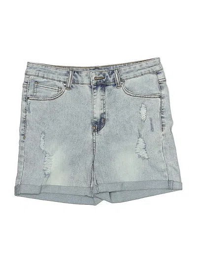 Pre-owned Grace & Lace Denim Shorts In Blue