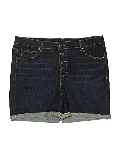 Pre-owned Grace & Lace Denim Shorts In Blue