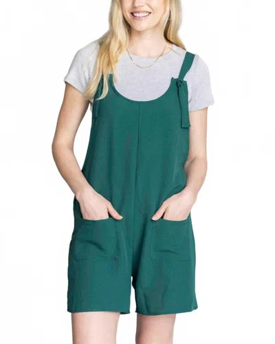Grace & Lace Easy Breezy Romper In Peacock In Green