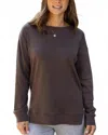 Grace & Lace Essential Long Sleeve Tee In Dark Brown In Brown