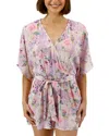 Grace & Lace Floral Romper In Purple In Purple