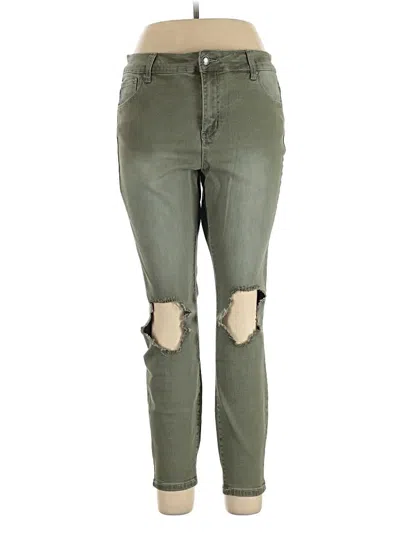 Pre-owned Grace & Lace Jeans In Green