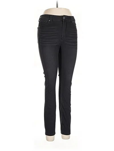 Pre-owned Grace & Lace Jeggings In Black