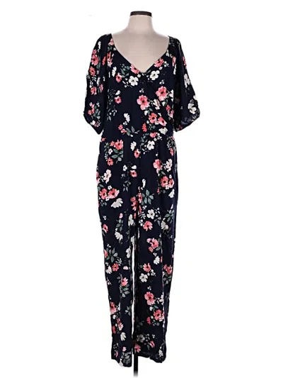 Pre-owned Grace & Lace Jumpsuit In Blue