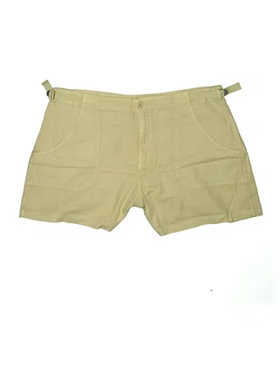 Pre-owned Grace & Lace Khaki Shorts In Tan