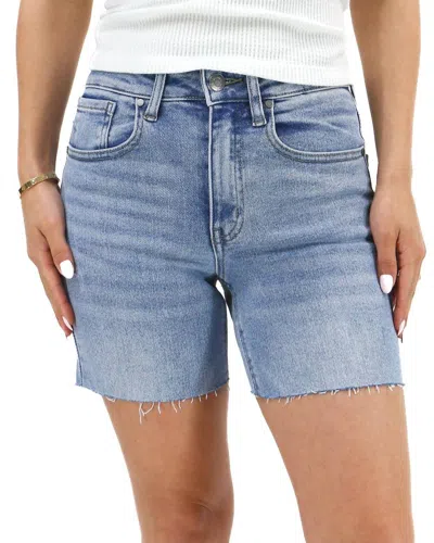 Grace & Lace Premium 5" Shorts In Mid-wash In Blue