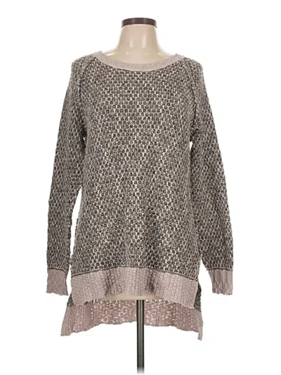 Pre-owned Grace & Lace Pullover Sweater In Gray