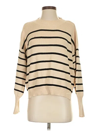 Pre-owned Grace & Lace Pullover Sweater In Tan