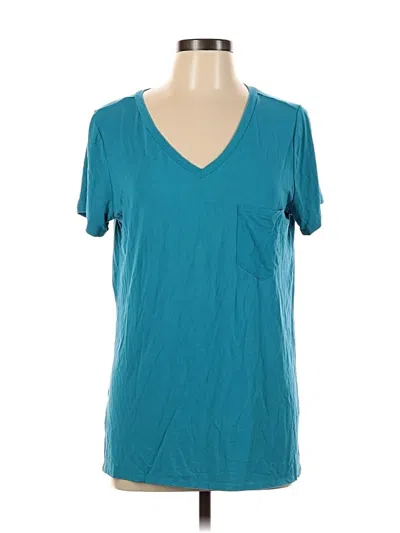 Pre-owned Grace & Lace Short Sleeve T-shirt In Blue