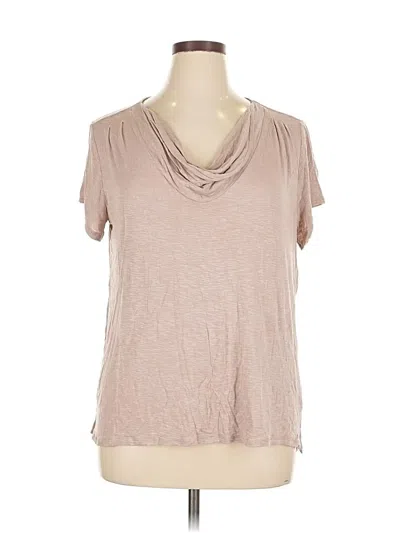 Pre-owned Grace & Lace Short Sleeve T-shirt In Brown
