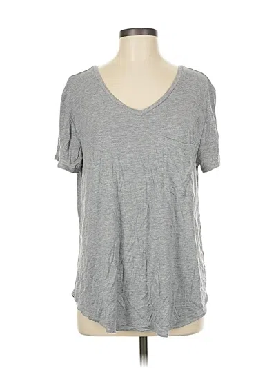 Pre-owned Grace & Lace Short Sleeve T-shirt In Gray