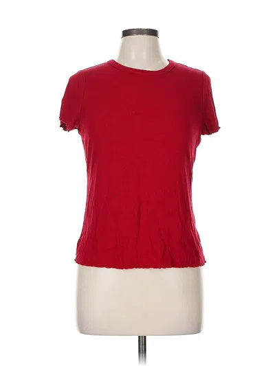 Pre-owned Grace & Lace Short Sleeve T-shirt In Red