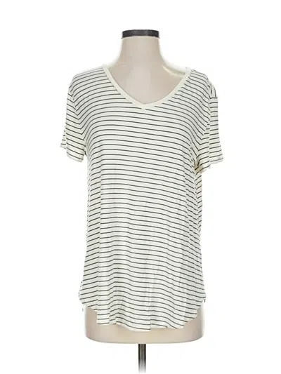 Pre-owned Grace & Lace Short Sleeve T-shirt In White