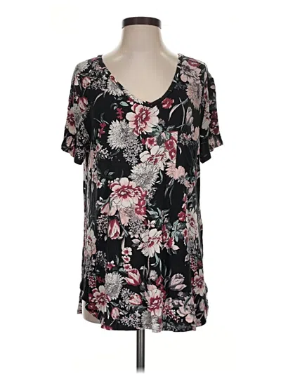 Pre-owned Grace & Lace Short Sleeve T-shirt In Black