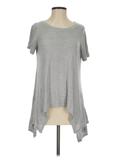 Pre-owned Grace & Lace Short Sleeve T-shirt In Gray