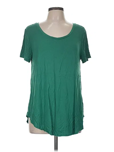 Pre-owned Grace & Lace Short Sleeve T-shirt In Green