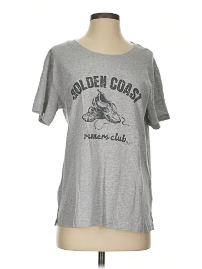 Pre-owned Grace & Lace Short Sleeve T-shirt In Silver