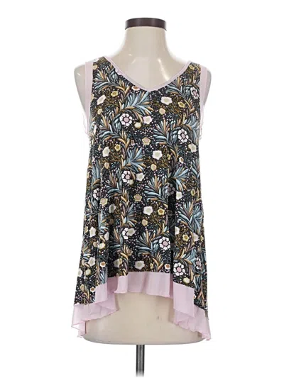 Pre-owned Grace & Lace Sleeveless Blouse In Black