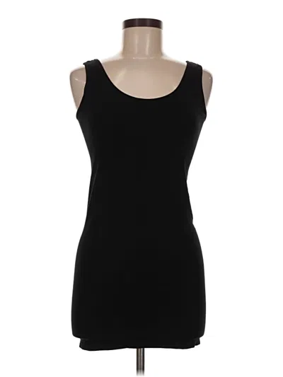 Pre-owned Grace & Lace Sleeveless Top Black Scoop Neck Tops