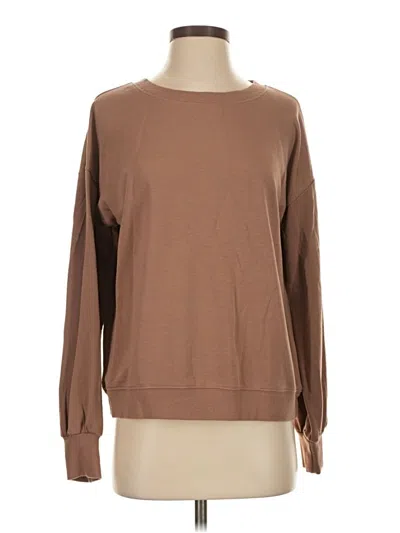 Pre-owned Grace & Lace Sweatshirt In Brown