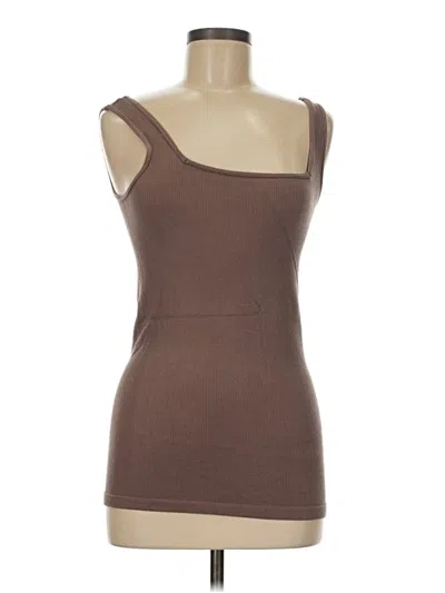 Pre-owned Grace & Lace Tank Top Brown Strapless Neckline Tops