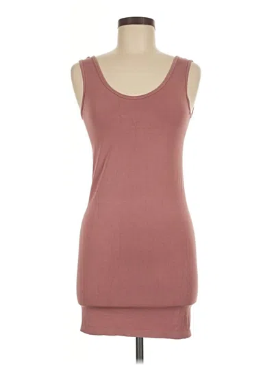 Pre-owned Grace & Lace Tank Top Burgundy Strapless Neckline Tops