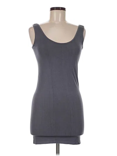 Pre-owned Grace & Lace Tank Top Gray Strapless Neckline Tops