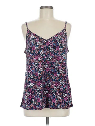Pre-owned Grace & Lace Tank Top Purple Sweetheart Neckline Tops