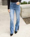 Grace & Lace Split Flare Denim In Mid Wash In Multi