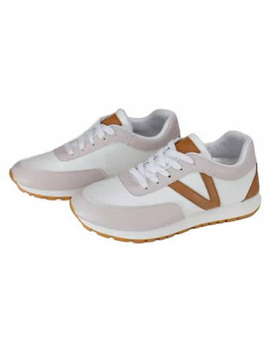 Grace & Lace Women's Street Sneakers In Tan-nude In Multi