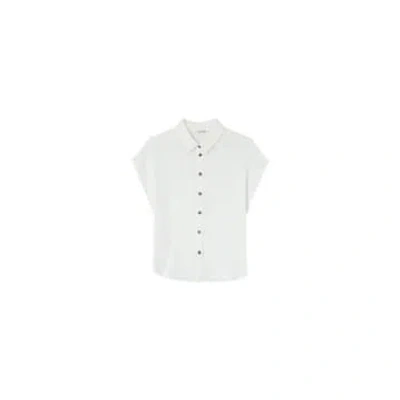 Grace & Mila Metisse Cotton Shirt In White