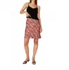 Grace & Mila Pearl Skirt In Red In Red