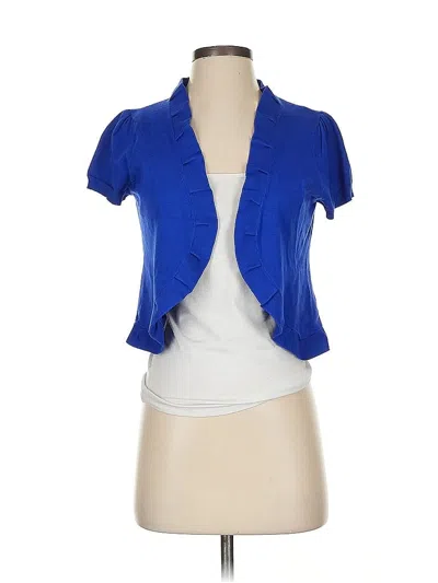 Pre-owned Grace Cardigan Sweater In Blue