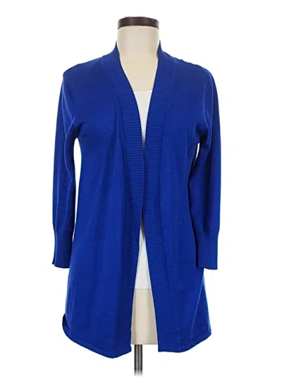 Pre-owned Grace Cardigan Sweater In Blue