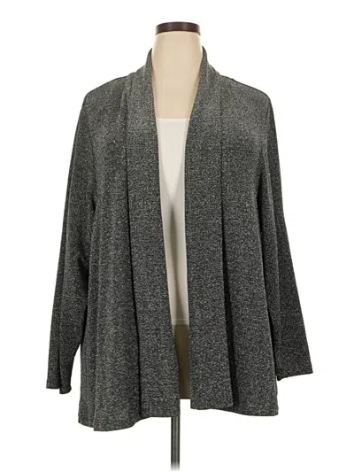 Pre-owned Grace Cardigan Sweater In Gray
