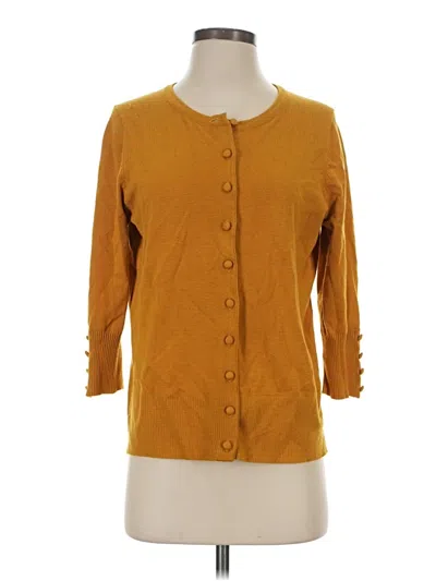 Pre-owned Grace Cardigan Sweater In Yellow