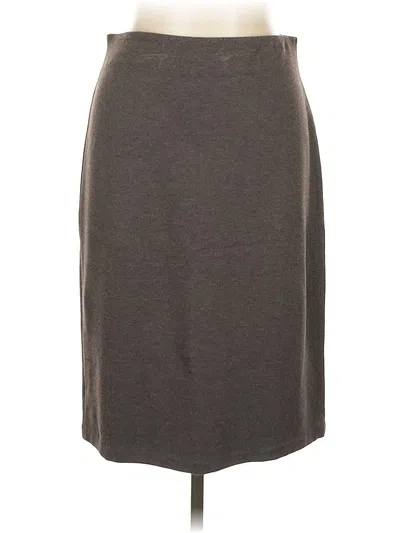 Pre-owned Grace Casual Skirt In Gray