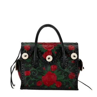 Pre-owned Grace Continental Leather Handbag () In Black