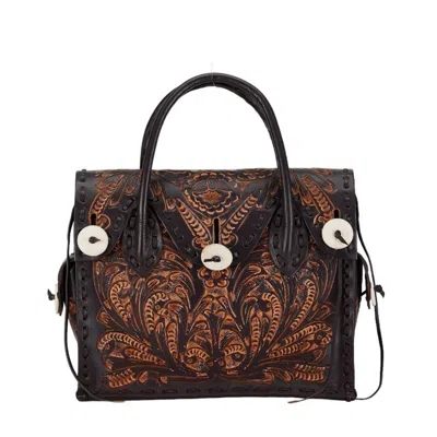 Pre-owned Grace Continental Leather Handbag () In Brown