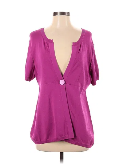 Grace Dane Lewis Cardigan Sweater In Pink