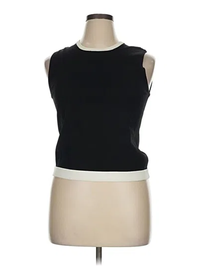Grace Dane Lewis Sweater Vest In Black