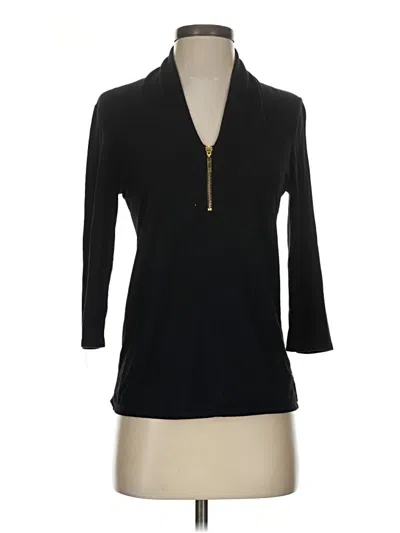 Pre-owned Grace Elements 3/4 Sleeve T-shirt In Black