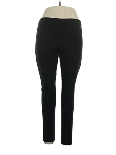 Pre-owned Grace Elements Active Pants In Black