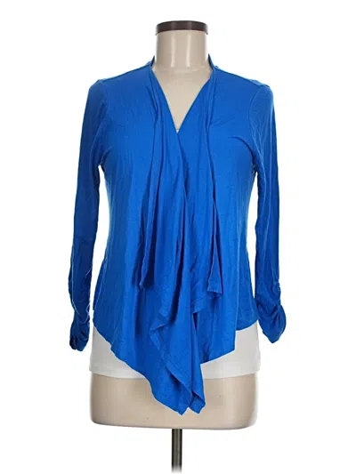 Pre-owned Grace Elements Cardigan Sweater In Blue