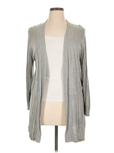 Pre-owned Grace Elements Cardigan Sweater In Gray