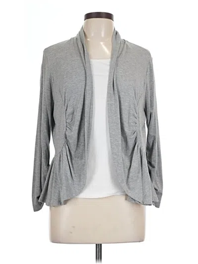 Pre-owned Grace Elements Cardigan Sweater In Gray