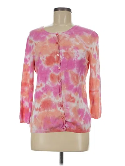 Pre-owned Grace Elements Cardigan Sweater In Pink
